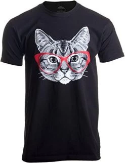 Red Linda Glasses Cat | Funny Belcher Kitty Cute Humor Fun T-Shirt For Men Women 10 Red Linda Glasses Cat | Funny Belcher Kitty Cute Humor Fun T-Shirt For Men Women -T-Shirt Store 41gRawNDa5L. AC