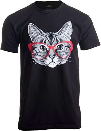 Red Linda Glasses Cat | Funny Belcher Kitty Cute Humor Fun T-Shirt For Men Women 2 Red Linda Glasses Cat | Funny Belcher Kitty Cute Humor Fun T-Shirt For Men Women