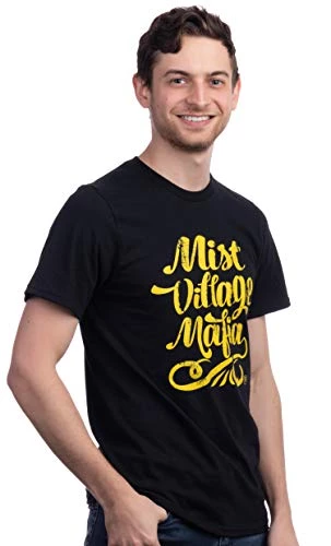 Mist Village Mafia Wordmark | Officially Licensed The Land: Chaos Seeds LitRPG Aleron Kong Unisex Men T-Shirt-(Adult,3XL) Black 4 Mist Village Mafia Wordmark | Officially Licensed The Land: Chaos Seeds LitRPG Aleron Kong Unisex Men T-Shirt-(Adult,3XL) Black - Image 2