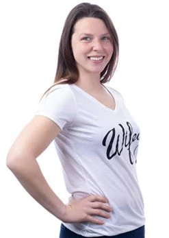 Wifey | Cute, Funny Wife Bride Marriage Honeymoon Wedding Women's V-Neck White T-Shirt Top-(White,2XL) -T-Shirt Store 41gzJ5isDGL