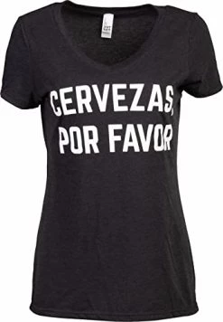 Cervezas, Por Favor | Funny Spanish Party Saying Mexico Vacation Graphic T-Shirt For Men -T-Shirt Store 41hTJlzcB5L