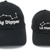 Ann Arbor T-shirt Co. Big Dipper & Lil Dipper | Matching Daddy Father Dad & Son Daughter Baseball Hats Black 2 Ann Arbor T-shirt Co. Big Dipper & Lil Dipper | Matching Daddy Father Dad & Son Daughter Baseball Hats Black -T-Shirt Store 41iAXNez63L