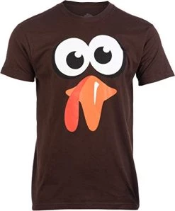 Silly Turkey Face | Funny Thanksgiving Fall Joke Humor Tee Shirt For Men Women T-Shirt