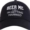 Ann Arbor T-shirt Co. Beer Me, I'm Getting Married | Black Groom Bachelor Party Baseball Cap Dad Hat -T-Shirt Store 41iH6YWzDJL