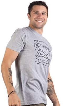 My (Mechanic) Retirement Plan | Funny Car Wrench Auto Racing Retiree T-Shirt-(Adult,XL) -T-Shirt Store 41imyNunq6L