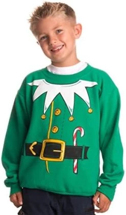 Kid's Santa's Elf Costume | Novelty Christmas Sweater, Holiday Child Sweatshirt 16 Kid's Santa's Elf Costume | Novelty Christmas Sweater, Holiday Child Sweatshirt -T-Shirt Store 41j6uaYcUiL. AC 1