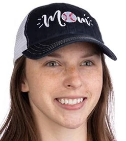 Ann Arbor T-shirt Co. Baseball Mom Hat | Cute Team Color Fan Cap For Women - Navy 8 Ann Arbor T-shirt Co. Baseball Mom Hat | Cute Team Color Fan Cap For Women - Navy -T-Shirt Store 41jUZDgGEtL