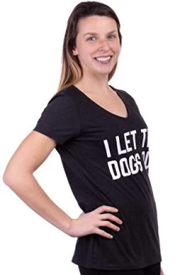 I Let The Dogs Out | Funny Dog Walker Joke Pet Owner Humor Women's V-Neck T-Shirt Top 12 I Let The Dogs Out | Funny Dog Walker Joke Pet Owner Humor Women's V-Neck T-Shirt Top -T-Shirt Store 41jhMMoShcL
