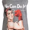 Rosie The Boxer | Funny Riveter Kickboxing Kick Boxing Racerback Tank Top For Women -T-Shirt Store 41ji76kLS2L 2