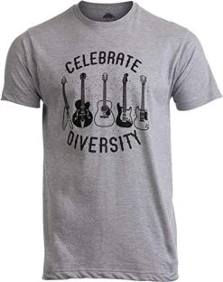 Celebrate Diversity | Funny Guitar Player Musician Music Joke Men Women T-Shirt -T-Shirt Store 41jwLH dmL. AC