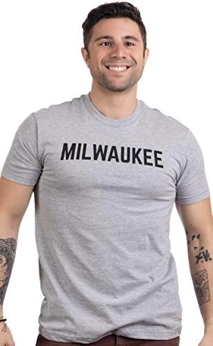 Milwaukee | Classic Retro City Grey Wisconsin Beer Brew Pride Men Women T-Shirt 4 Milwaukee | Classic Retro City Grey Wisconsin Beer Brew Pride Men Women T-Shirt - Image 2