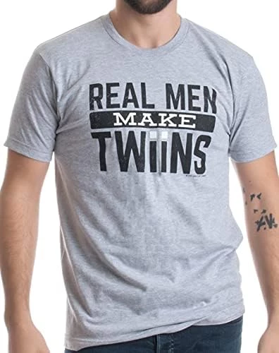 Real Men Make Twins | Funny New Dad Father's Day, Daddy Humor Unisex T-Shirt 7 Real Men Make Twins | Funny New Dad Father's Day, Daddy Humor Unisex T-Shirt - Image 5