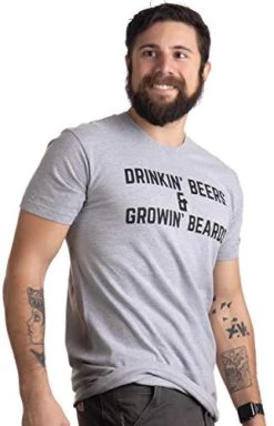 Drinkin' Beers & Growing Beards | Funny Drinking Buddies Beer Games Party T-Shirt 12 Drinkin' Beers & Growing Beards | Funny Drinking Buddies Beer Games Party T-Shirt -T-Shirt Store 41kQIMY9ChL 1