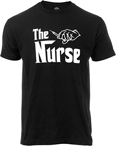 Ann Arbor T-shirt Co. The Nurse | Funny Nursing Medical Hospital Worker RN Joke ER Medicine Humor For Men Women-(Adult,2XL) Black 2 Ann Arbor T-shirt Co. The Nurse | Funny Nursing Medical Hospital Worker RN Joke ER Medicine Humor For Men Women-(Adult,2XL) Black
