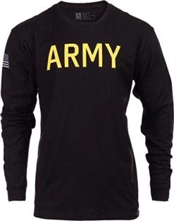 Army PT Style Shirt | U.S. Military Physical Training Infantry Workout Long Sleeve T-Shirt 12 Army PT Style Shirt | U.S. Military Physical Training Infantry Workout Long Sleeve T-Shirt -T-Shirt Store 41lUU vBypL. AC