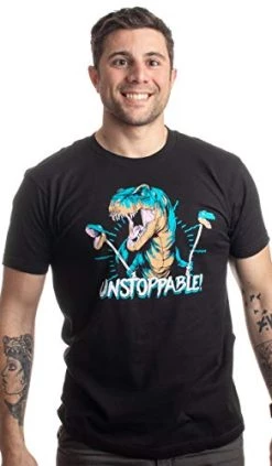 Unstoppable T-rex | Funny Dinosaur Dad Joke Silly Humor For Men Women T-Shirt 9 Unstoppable T-rex | Funny Dinosaur Dad Joke Silly Humor For Men Women T-Shirt -T-Shirt Store 41ld0TiyI9L