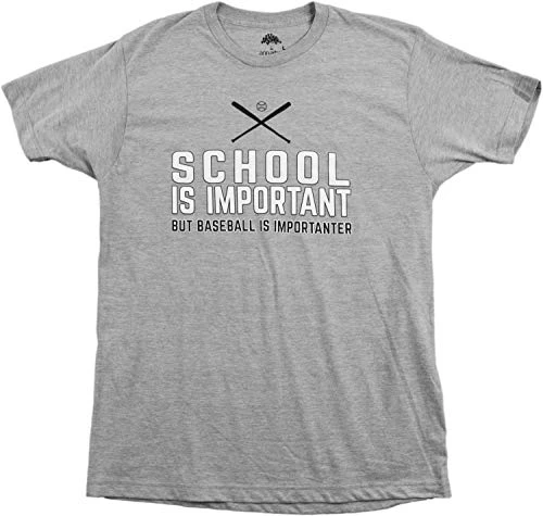 School Is Important But Baseball Is Importanter | Funny Sports Unisex T-Shirt 3 School Is Important But Baseball Is Importanter | Funny Sports Unisex T-Shirt