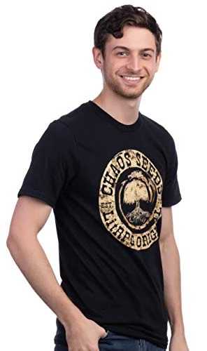 Chaos Seeds Patch | Officially Licensed The Land LitRPG Mist Village Aleron Kong Unisex Men T-Shirt-(Adult,3XL) Black 4 Chaos Seeds Patch | Officially Licensed The Land LitRPG Mist Village Aleron Kong Unisex Men T-Shirt-(Adult,3XL) Black - Image 2