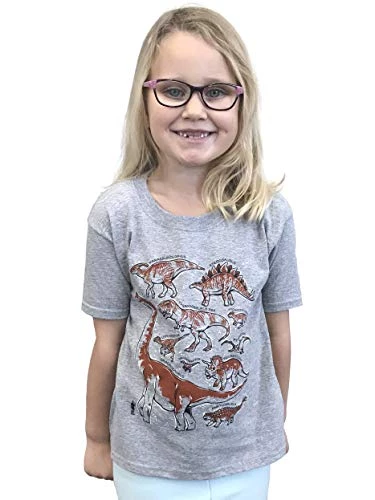Dinosaur Species | Cool Dino Fan T-rex Raptor Boy Girl Party Child Kid's T-Shirt 5 Dinosaur Species | Cool Dino Fan T-rex Raptor Boy Girl Party Child Kid's T-Shirt - Image 3