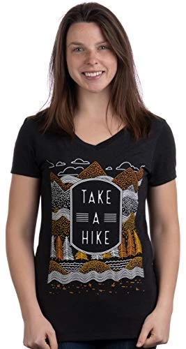 Take A Hike | Outdoor Nature Hiking Camping Graphic Saying For Women T-Shirt Top 4 Take A Hike | Outdoor Nature Hiking Camping Graphic Saying For Women T-Shirt Top - Image 2