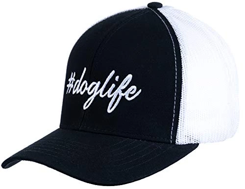 #doglife | Ponytail Trucker Hat Funny Cute Dog Life Owner Mom Pony Tail Hike Cap - Black 6 #doglife | Ponytail Trucker Hat Funny Cute Dog Life Owner Mom Pony Tail Hike Cap - Black - Image 4