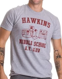Hawkins Middle School A.V. Club | Vintage Style 80s Costume AV Hawkin T-Shirt 9 Hawkins Middle School A.V. Club | Vintage Style 80s Costume AV Hawkin T-Shirt -T-Shirt Store 41oaTGxkfL. AC