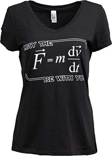 May The (F=m*dv/dt) Be With You | Funny Physics Science Women's T-Shirt 3 May The (F=m*dv/dt) Be With You | Funny Physics Science Women's T-Shirt