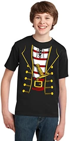 Pirate Costume | Jumbo Print Novelty Funny Caribbean Cruise Shirt Youth T-Shirt 8 Pirate Costume | Jumbo Print Novelty Funny Caribbean Cruise Shirt Youth T-Shirt - Image 6