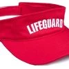 Ann Arbor T-shirt Co. Lifeguard Visor | Professional Guard Hat Red Sun Cap Men Women Costume Uniform -T-Shirt Store 41orpk3pUoL