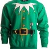 Ann Arbor T-shirt Co. Santa's Elf Costume | Novelty Christmas Sweater, Holiday Crewneck Sweatshirt 1 Ann Arbor T-shirt Co. Santa's Elf Costume | Novelty Christmas Sweater, Holiday Crewneck Sweatshirt -T-Shirt Store 41p6OcCUAFL