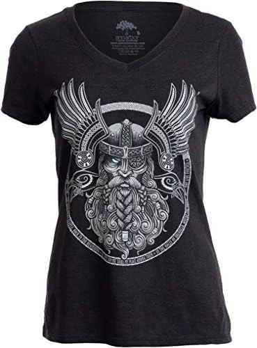 Odin | Norse Mythology God Valkyrie Valhalla Viking Raven Thor Women Top T-Shirt 9 Odin | Norse Mythology God Valkyrie Valhalla Viking Raven Thor Women Top T-Shirt - Image 7
