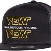 Pew Pew Wars | Funny Sci-fi Space Star Noises Science Geeky Cap, Nerdy Dad Hat-(Trucker) Black -T-Shirt Store 41pbjThfp6L