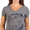 Save The Chubby Unicorns | Funny Phrase Rhino Saying V-Neck T-Shirt For Women -T-Shirt Store 41pdLXZqMzL 1