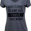 You Can't Scare Me, I Have Children | Funny Mom Mommy Mama Cute Joke Women V-Neck T-Shirt -T-Shirt Store 41qSQimi4iS