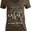 A Day Without Music Is Like⦠I Have No Idea | Cute Teen Girl Cool V-Neck T-Shirt-(Vneck,M) Olive Green 2 A Day Without Music Is Like⦠I Have No Idea | Cute Teen Girl Cool V-Neck T-Shirt-(Vneck,M) Olive Green -T-Shirt Store 41qj3jkXs9L