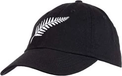 New Zealand Pride | Kiwi Silver Fern Southern Cross Black Baseball Cap Dad Hat-(Dad Hat)