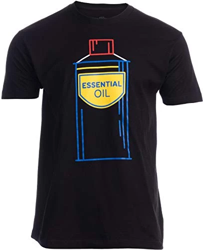 Mechanic's Essential Oil | Funny Handyman Dad Joke Grandpa Car Guy Garage Humor Men's T-Shirt-(Adult,3XL) Black 3 Mechanic's Essential Oil | Funny Handyman Dad Joke Grandpa Car Guy Garage Humor Men's T-Shirt-(Adult,3XL) Black