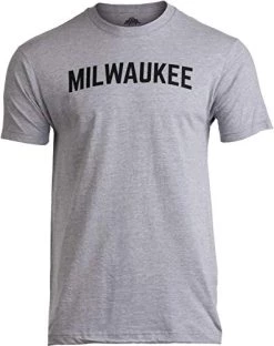 Milwaukee | Classic Retro City Grey Wisconsin Beer Brew Pride Men Women T-Shirt