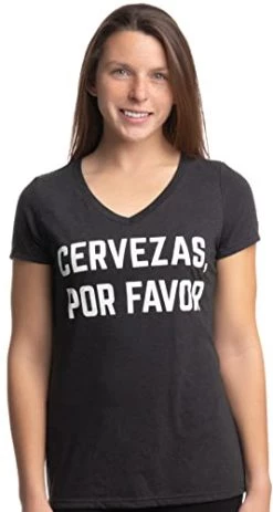 Cervezas, Por Favor | Funny Spanish Party Saying Mexico Vacation Graphic T-Shirt For Men -T-Shirt Store 41sHfXSx0BL