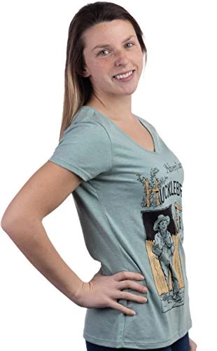 Adventures Of Huckleberry Finn | Vintage Mark Twain Book Cover Reader Reading Women's V-Neck Club T-Shirt -(Vneck,M) Heather Sage 4 Adventures Of Huckleberry Finn | Vintage Mark Twain Book Cover Reader Reading Women's V-Neck Club T-Shirt -(Vneck,M) Heather Sage - Image 2