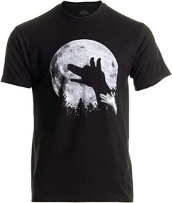 Wolf Shadow Puppet | Unique Moon Outdoor Hike Camp Funny Fun Men Women T-Shirt