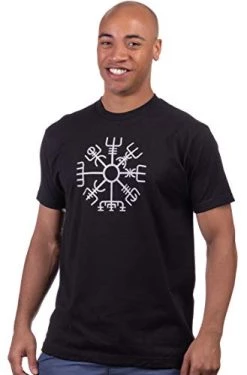 Vegvisir | Nordic Viking Rune Compass Norse Germanic Icelandic Pagan Magic Symbol T-Shirt