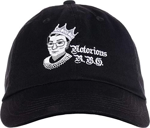 Ann Arbor T-shirt Co. Notorious R.B.G. Funny Progressive Liberal Ruth Bader Ginsburg Baseball Dad Cap Hat 3 Ann Arbor T-shirt Co. Notorious R.B.G. Funny Progressive Liberal Ruth Bader Ginsburg Baseball Dad Cap Hat