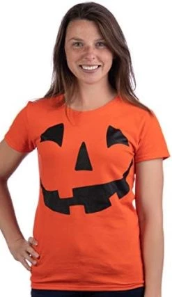 Jack O' Lantern Pumpkin Women's T-Shirt/Easy Halloween Costume Fun Tee -T-Shirt Store 41uIpVrBsCL. AC