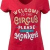 Welcome To The Circus, Please Pardon My Monkeys | Funny Mom Mommy Mama Grandma Nana Graphic T-Shirt For Women 2 Welcome To The Circus, Please Pardon My Monkeys | Funny Mom Mommy Mama Grandma Nana Graphic T-Shirt For Women -T-Shirt Store 41ufZyqk3nL