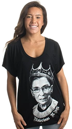 Notorious R.B.G. Progressive Liberal Ruth Bader Ginsburg Flowy Ladies' T-Shirt-Flowy,XL 3 Notorious R.B.G. Progressive Liberal Ruth Bader Ginsburg Flowy Ladies' T-Shirt-Flowy,XL