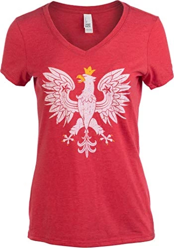 Poland Pride | Vintage Style, Retro Polish Eagle Polska Women Girl T-Shirt Top 3 Poland Pride | Vintage Style, Retro Polish Eagle Polska Women Girl T-Shirt Top