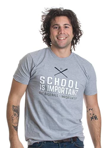 School Is Important But Baseball Is Importanter | Funny Sports Unisex T-Shirt 4 School Is Important But Baseball Is Importanter | Funny Sports Unisex T-Shirt - Image 2