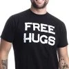 Free HUGS | Cute, Funny Optimist Humanist Silly Hugging Men Women T-Shirt -T-Shirt Store 41v7OYmunpL