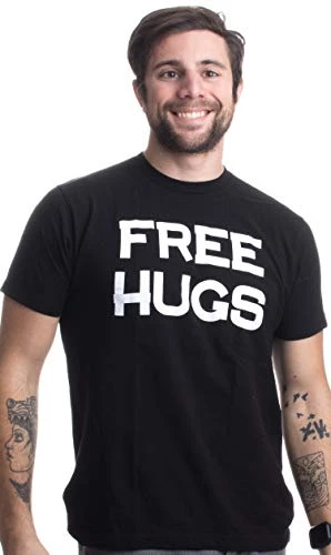 Free HUGS | Cute, Funny Optimist Humanist Silly Hugging Men Women T-Shirt 3 Free HUGS | Cute, Funny Optimist Humanist Silly Hugging Men Women T-Shirt